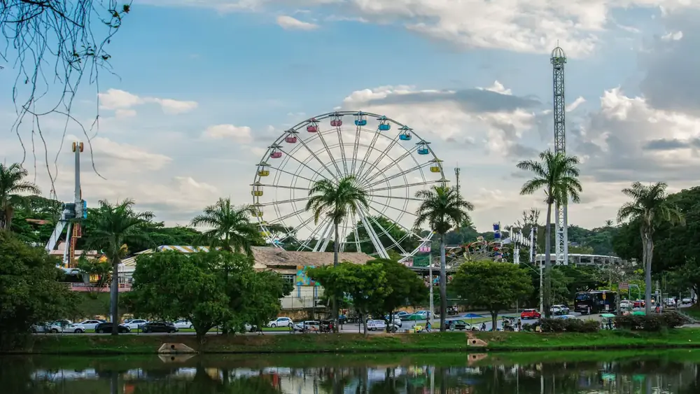 Parque de diversão como opção de lazer para toda a família
